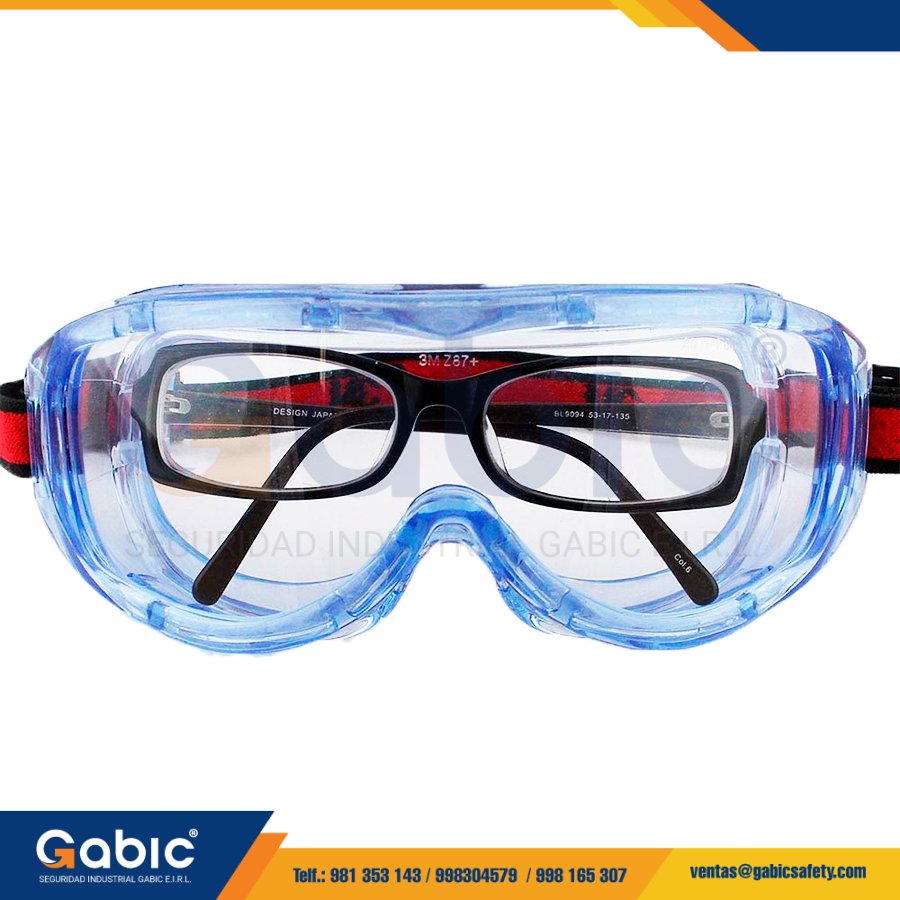 Lente 3M Goggle 1623 Claro AF 3M Al Mejor Precio Gabic Safety